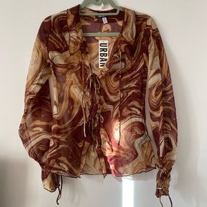 NWT Urban Outfitters Sheer Top